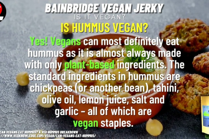 do vegans eat hummus