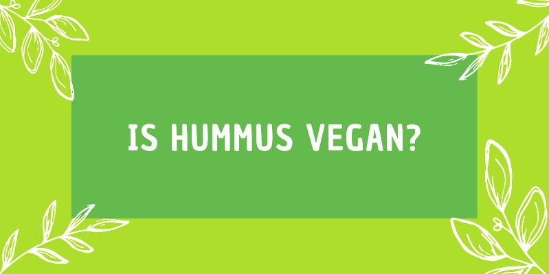 do vegans eat hummus